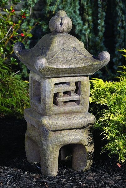 Pagoda Concrete Garden Decor Statue